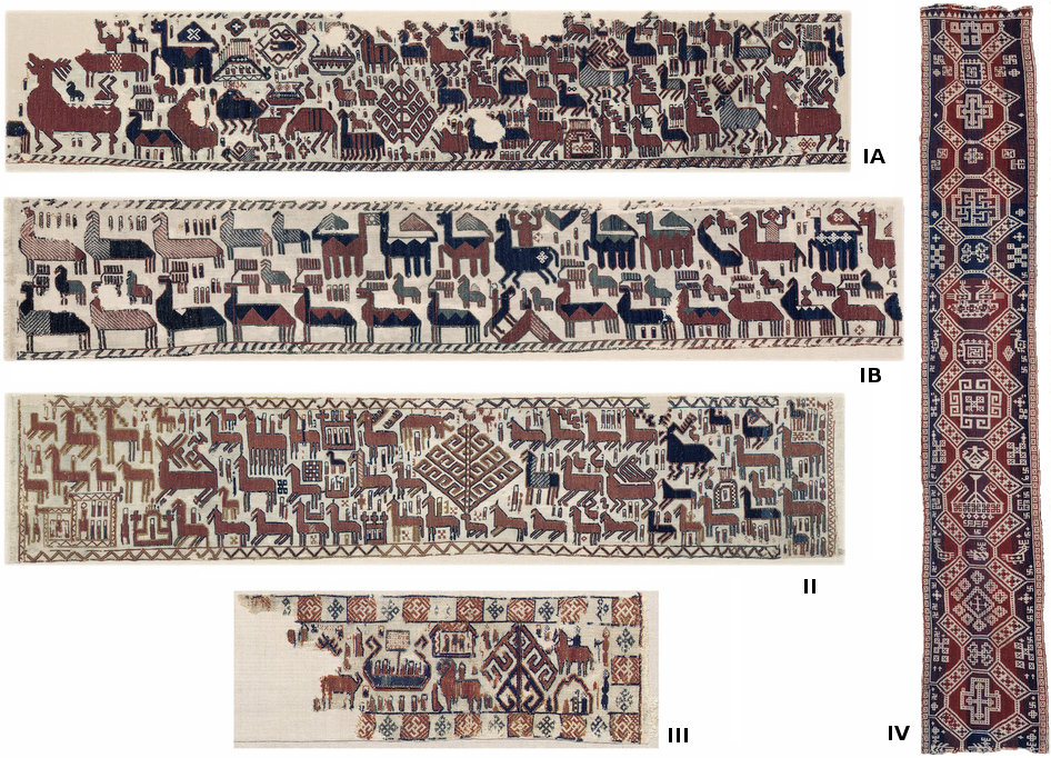 Fig. 1: Los cuatro tapices de Överhogdal.